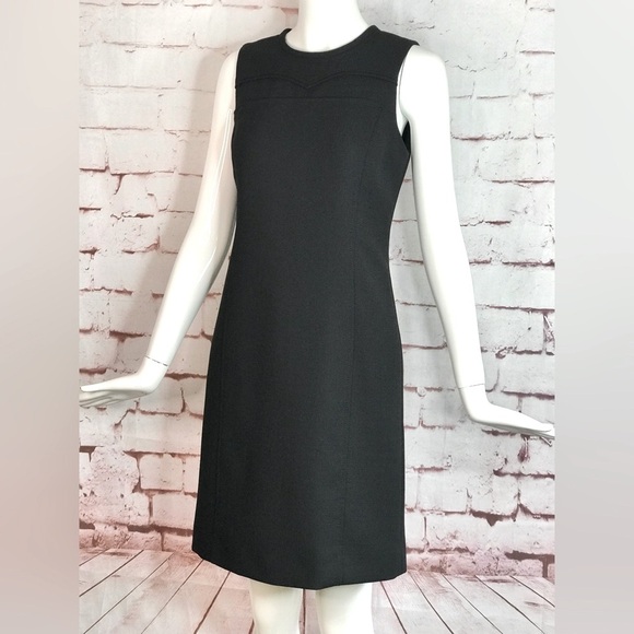 TORY BURCH LBD Sleeveless Black Sheath Dress Size 4 - Picture 13 of 13